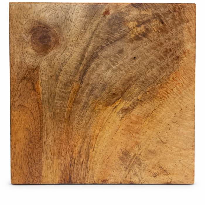 Single-piece mango wood cutting board 12*10*1